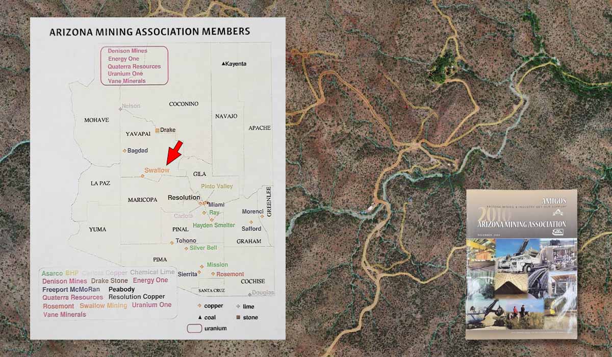 Swallow Mining - map